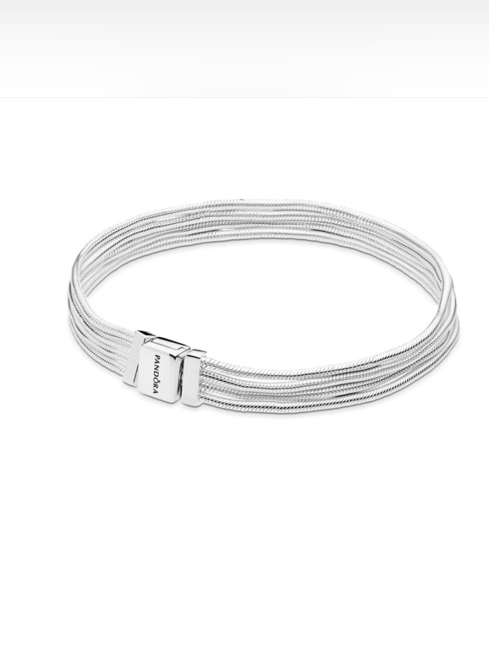 Pandora Reflexions Multi Snake Chain Bracelet Silver